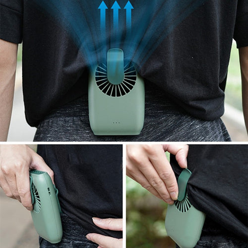 USB Rechargeable Neck Fan - Mini Silent Handheld Fan